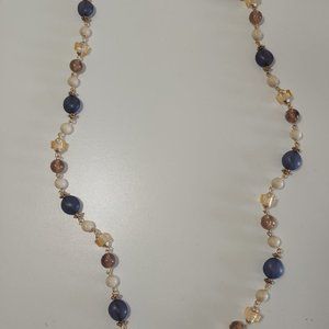 Vintage Worthington glass bead necklace